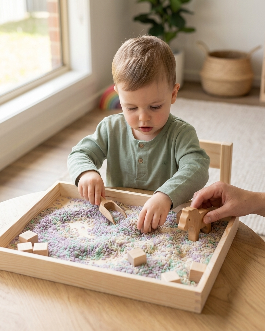 Fa tálca Sensyboxokhoz