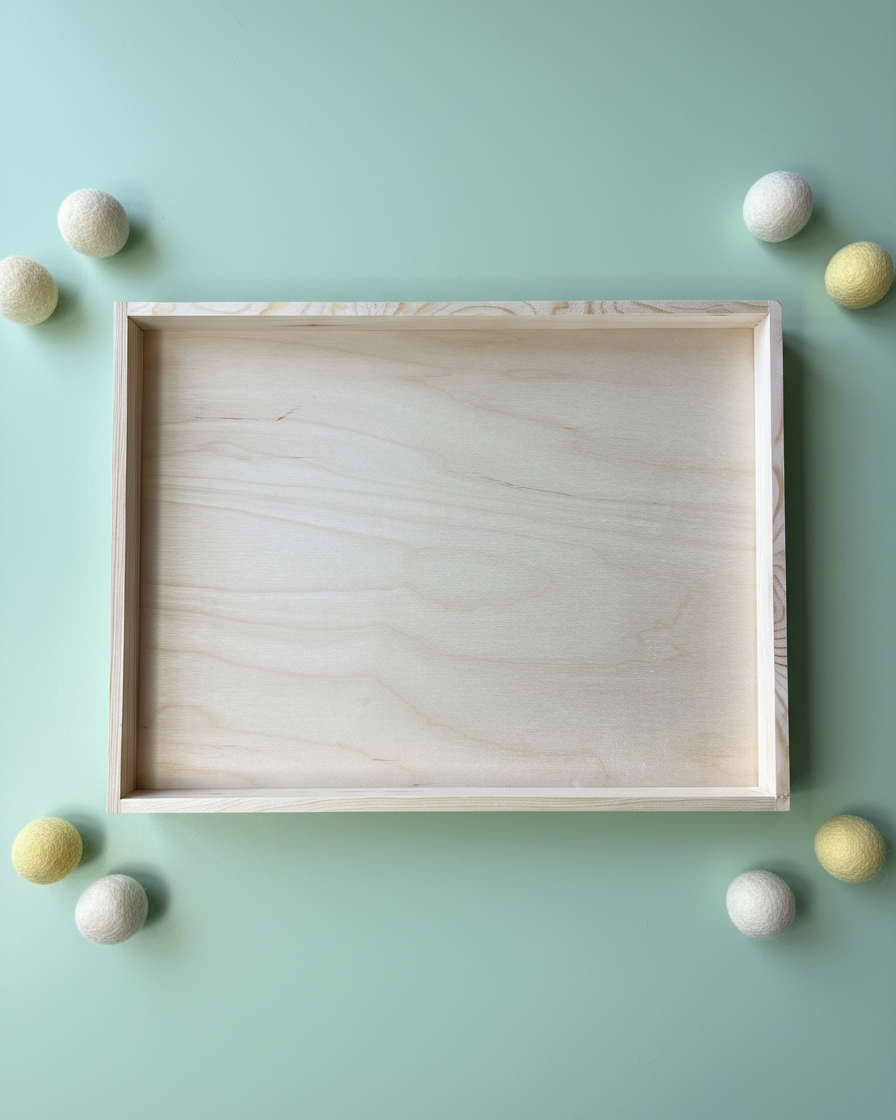 Fa tálca Sensyboxokhoz